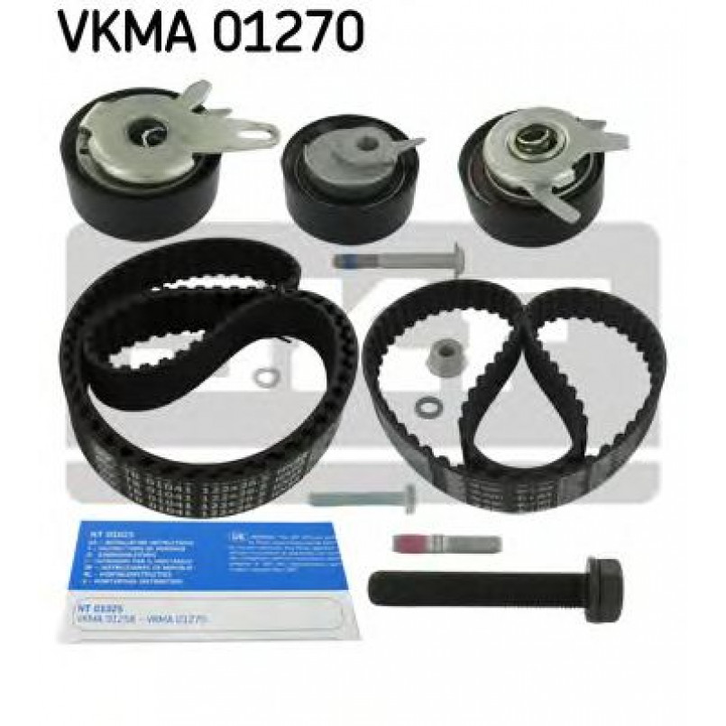VKMA 01270 SKF Комплект (ремінь+ролики)